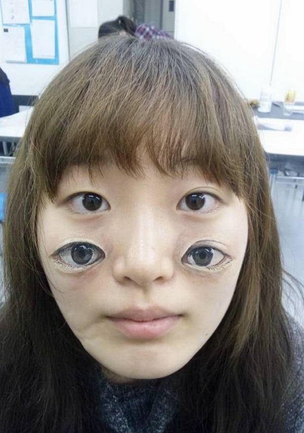 3d eyes doubled in full color