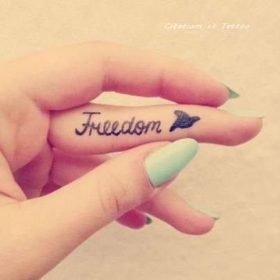 Cool inner finger tattoos to inspire you