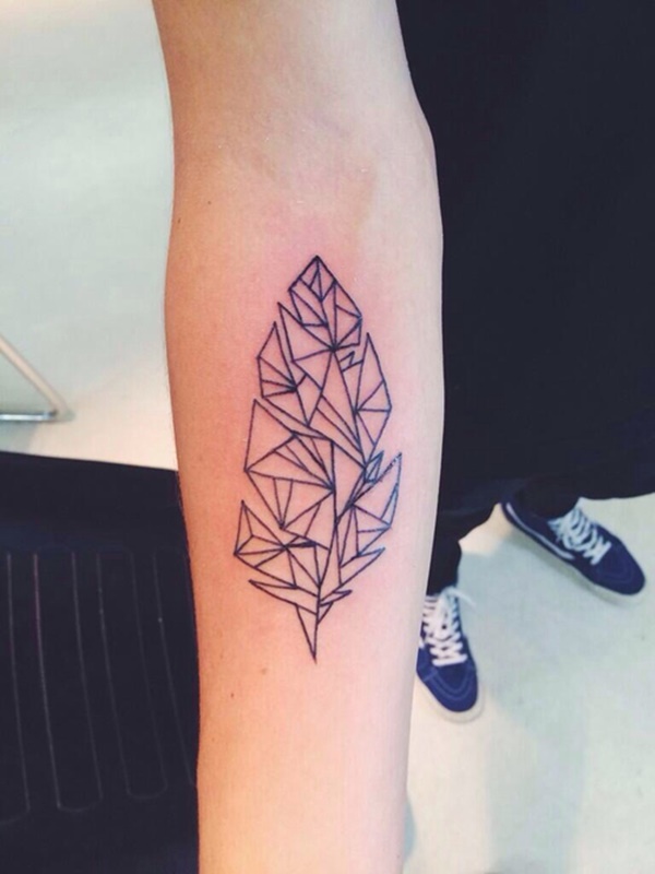 Geometric Forearm Leaf