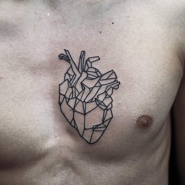 Geometric one color Heart