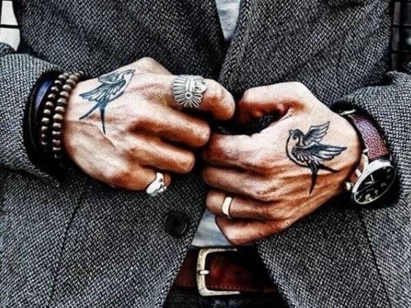 Hand tattoo with meaning