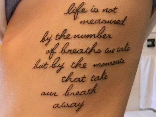 Life is not measured