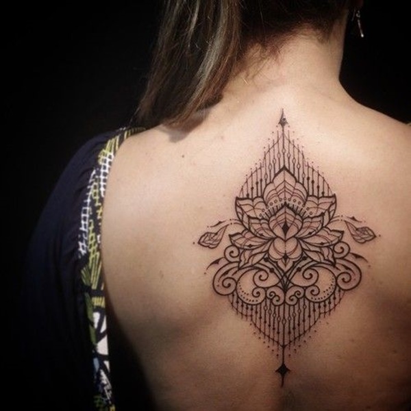 Lotus Back Piece in one color