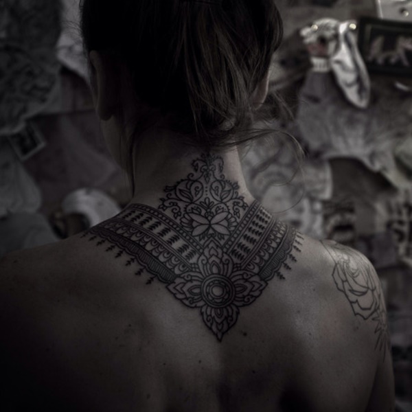 mandala back tattoo tumblr