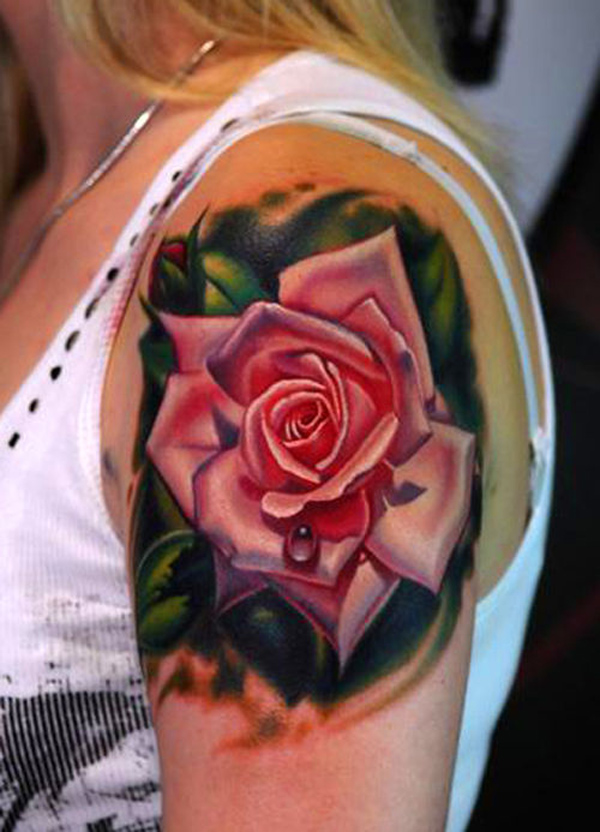 Rose 3d tattoo on arm - (Tattoo Pictures)(Tattoo Pictures)