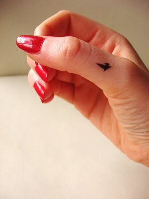 TRI AT021 Waterproof Black Infinity Tattoo Feather Bird Women Body Hand  Art Drawing Temporary Tattoo Stickers Men Finger Tatto Small Paste   Amazonin Beauty