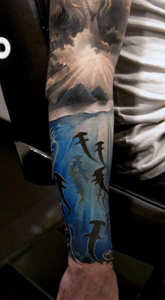 50 Fantastic Shark Tattoos That Are Better Than Shark Week  TattooBlend