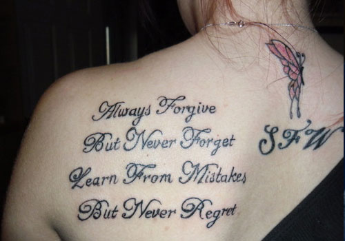12 Nice Forgive Forget Wrist Tattoos  Tattoo Designs  TattoosBagcom