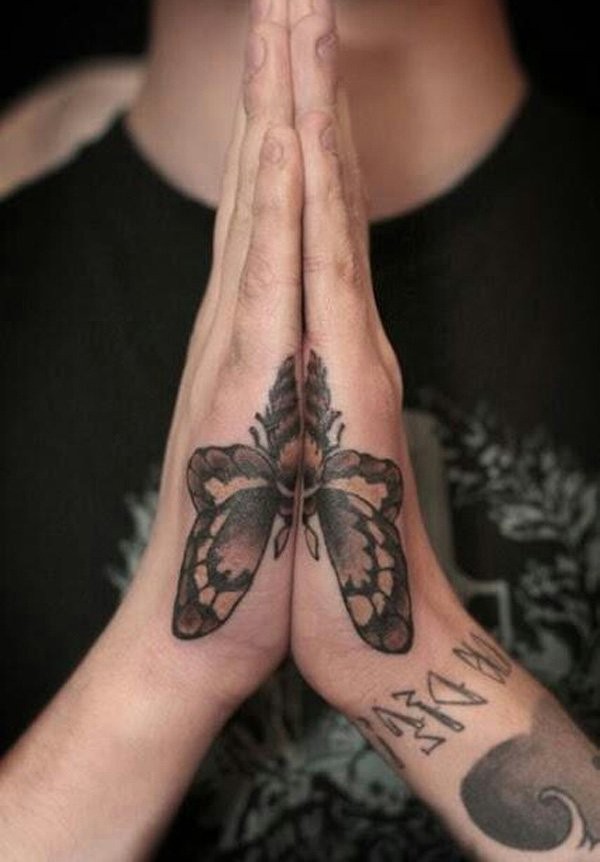 Awesome butterfly matching tattoos