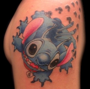 Stitch Tattoo by Luna Blue Tattoos in Leigh on Sea  rdisney