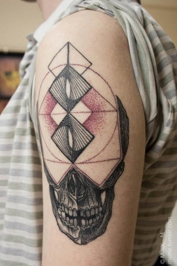 Geometry Skull in 3 color