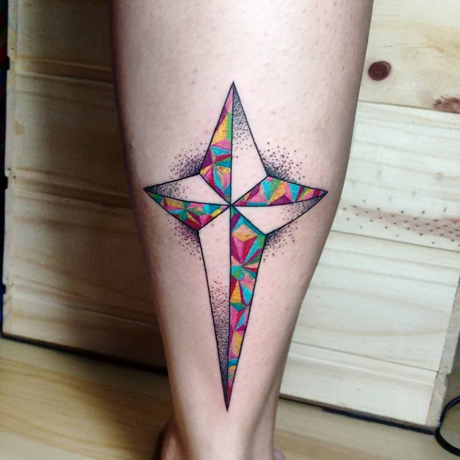 Geometry star in color