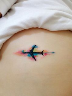 Little colored airplane