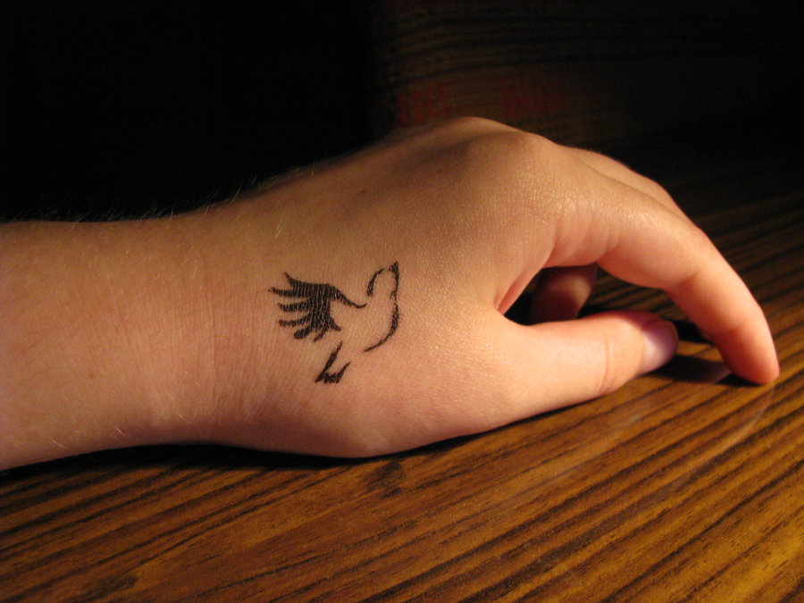 Pigeon tatoo