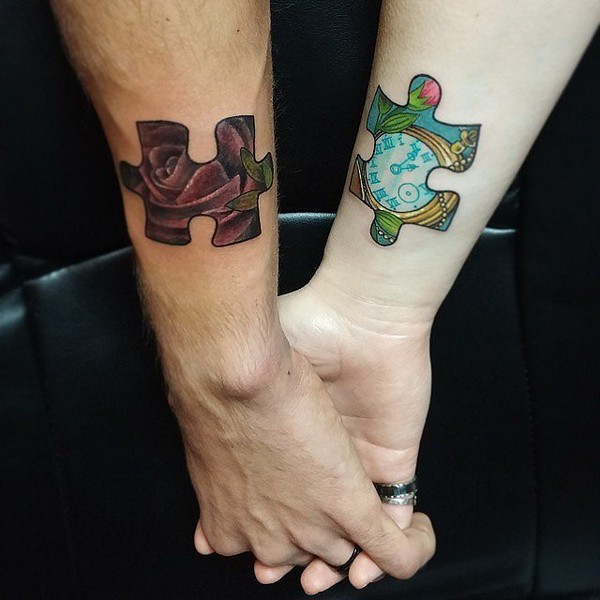 Tattoo uploaded by Kira Pelton  Matching motherdaughter puzzle piece  tattoos puzzle puzzlepiece motherdaughter motherdaughtertattoo love   Tattoodo