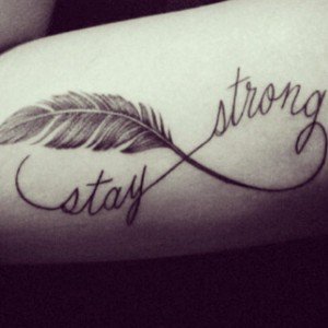 Stay strong with feather